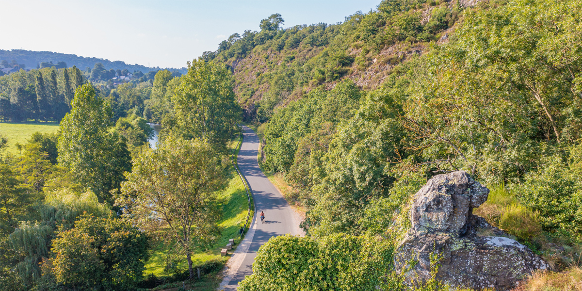 Pont-d'Ouilly, étape du GR Tour de la Suisse Normande