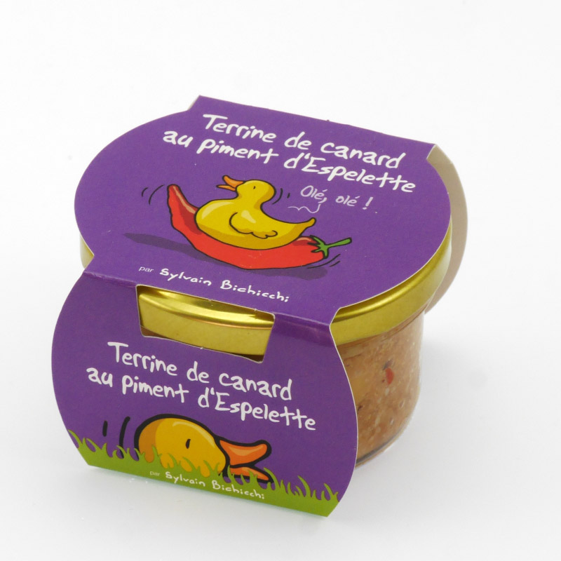 Idées cadeaux pour Noël : Terrine de canard au piment d'espelette Heula