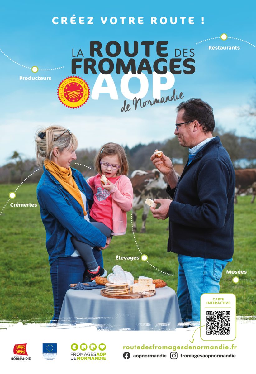 Route des fromages AOP de Normandie