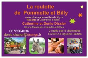 De caravan van Pommette en Billy